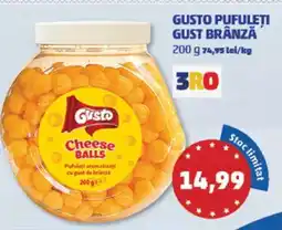 Penny Gusto Pufuleți Gust Brânză Ofertă