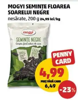 Penny Mogyi Semințe Floarea Soarelui, Negre Ofertă