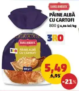 Penny Pâine Albă cu Cartofi Ofertă