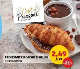 Penny Croissant cu cacao și alune Ofertă