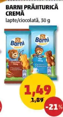 Penny BARNI PRĂJITURICĂ CREMĂ Ofertă