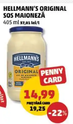 Penny HELLMANN'S ORIGINAL SOS MAIONEZĂ Ofertă