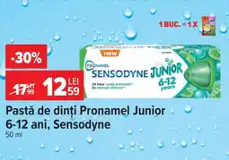 Carrefour Pastă de dinți Pronamel Junior 6-12 ani, Sensodyne Ofertă