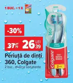 Carrefour Periuță de dinți 360, Colgate Ofertă