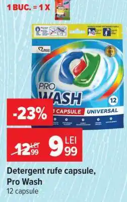 Carrefour Detergent rufe capsule, Pro Wash Ofertă