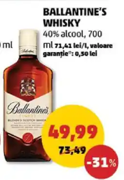 Penny Ballantine's Whisky Ofertă