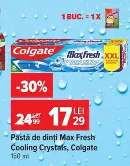Carrefour Pastă de dinți, Max Fresh Cooling Crystals Colgate Ofertă