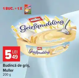 Carrefour Budincă de griș, Müller Ofertă
