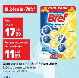 Carrefour Odorizant toaletă, Bref Power Aktiv Ofertă