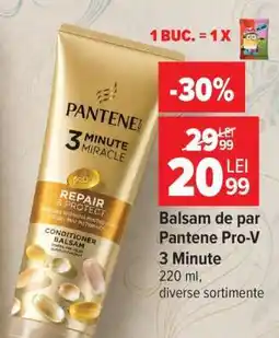 Carrefour Balsam de par Pantene Pro-V 3 Minute Ofertă