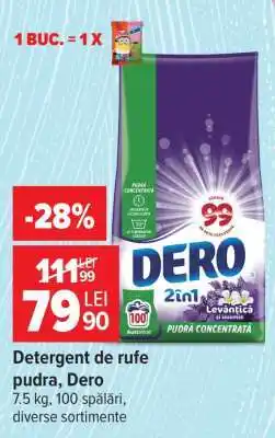 Carrefour Detergent de rufe pudră Dero Ofertă