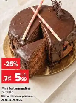 Carrefour Mini tort amandină Ofertă