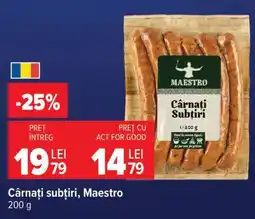 Carrefour Cârnați subțiri Maestro Ofertă