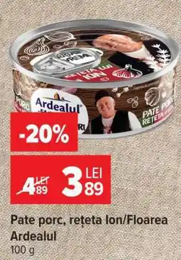 Carrefour Pate porc, rețeta Ion/Floarea Ardealul Ofertă