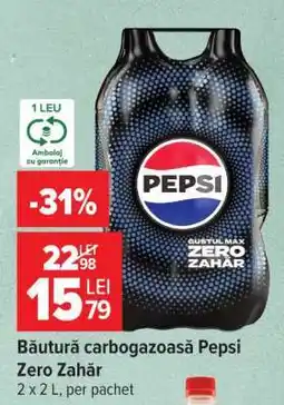 Carrefour Băutură carbogazoasă Pepsi zero zahăr Ofertă