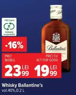 Carrefour Whisky Ballantine's Ofertă