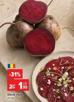 Carrefour Sfeclă roşie Ofertă