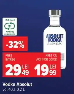 Carrefour Vodka Absolut Ofertă