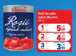 Carrefour Roșii decojite cuburi RÂURENI Ofertă