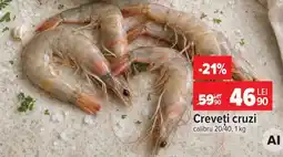 Carrefour Creveți cruzi Ofertă