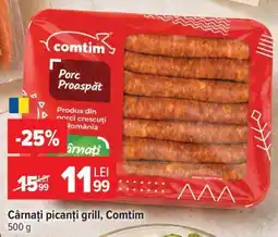 Carrefour Cârnați picanți grill, Comtim Ofertă