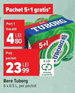 Carrefour Bere Tuborg Ofertă
