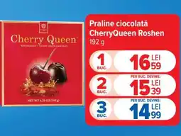 Carrefour Praline ciocolată Cherry Queen Roshen Ofertă