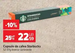 Carrefour Capsule de cafea Starbucks Ofertă