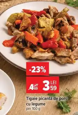 Carrefour Tigaie picantă de porc cu legume Ofertă