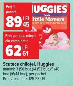 Carrefour Scutece chiloțel, Huggies Ofertă