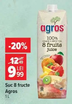 Carrefour Suc 8 fructe Agros Ofertă