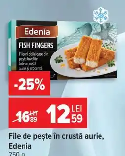 Carrefour File de pește în crustă aurie EDENIA Ofertă