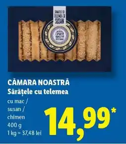 Lidl Cămara Noastră Sărățele cu telemea Ofertă