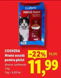 Lidl Coshida Hrană uscată pentru pisici Ofertă