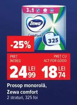 Carrefour Prosop monorolă, Zewa comfort Ofertă