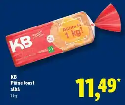 Lidl KB Pâine toast albă Ofertă