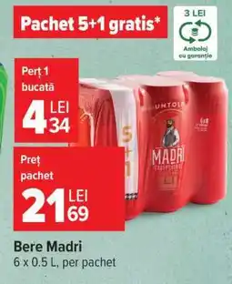 Carrefour Bere Madri Ofertă
