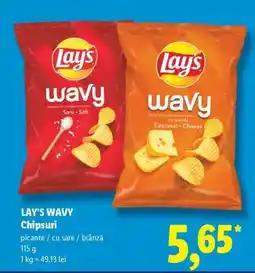 Lidl LAY‘S WAVY Chipsuri Ofertă