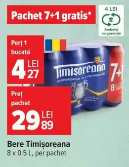 Carrefour Bere Timisoreana Ofertă