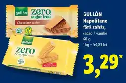 Lidl GULLÓN Napolitane fără zahăr Ofertă