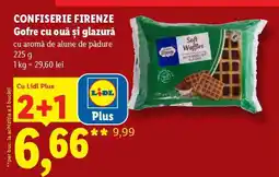 Lidl CONFISERIE FIRENZE Gofre cu ouă și glazură Ofertă