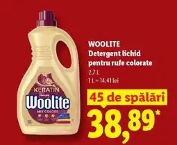 Lidl WOOLITE Detergent lichid pentru rufe colorate Ofertă