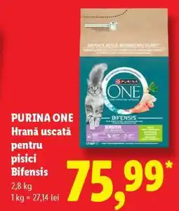 Lidl PURINA ONE Hrană uscată pentru pisici Bifensis Ofertă