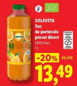 Lidl SOLEVITA Suc de portocale presat direct Ofertă
