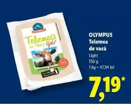 Lidl OLYMPUS Telemea de vacă Ofertă