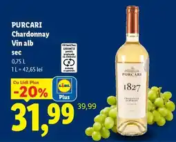Lidl PURCARI Chardonnay Vin alb sec Ofertă