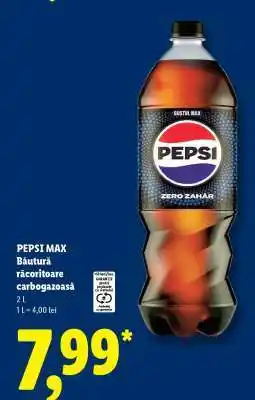 Lidl PEPSI MAX Ofertă