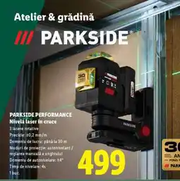 Lidl PARKSIDE PERFORMANCE Nivelă laser în cruce Ofertă