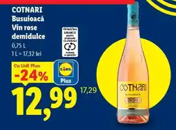 Lidl COTNARI Busuoacă Vin rose demidulce Ofertă