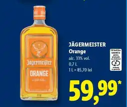 Lidl JÄGERMEISTER Orange Ofertă
